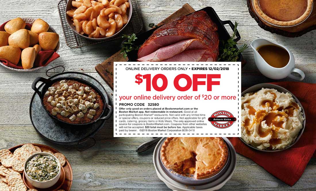 Boston Market coupons & promo code for [March 2024]