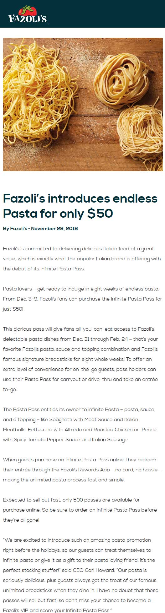 Fazoli s Printable Coupons Printable World Holiday