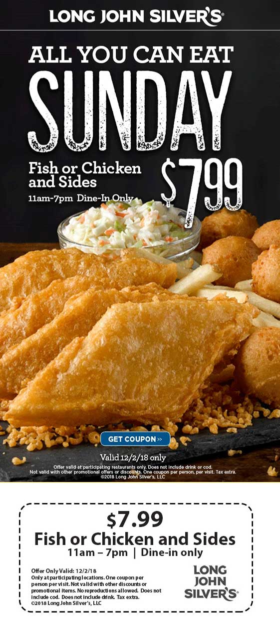 Long John Silvers August 2020 Coupons and Promo Codes 🛒