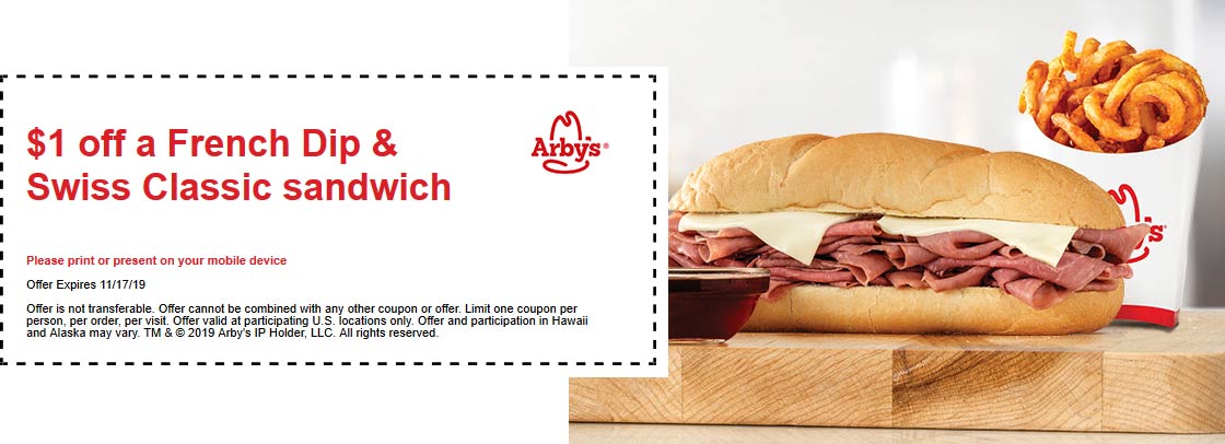 Arbys coupons & promo code for [September 2022]