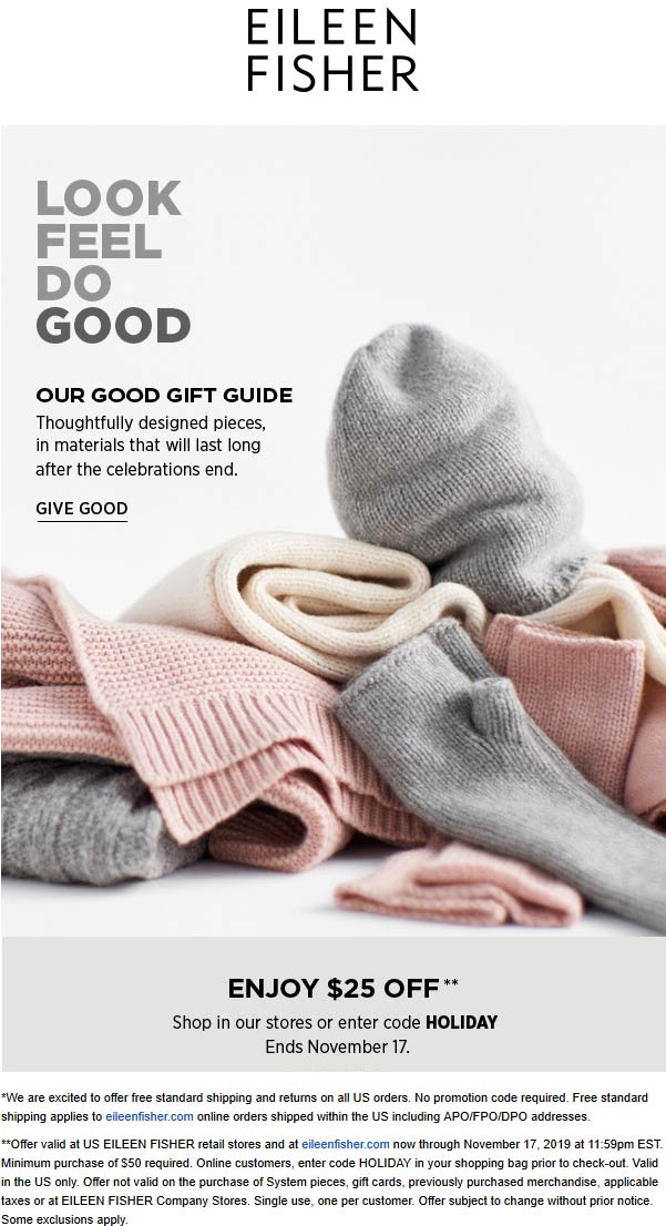 Eileen Fisher coupons & promo code for [September 2022]