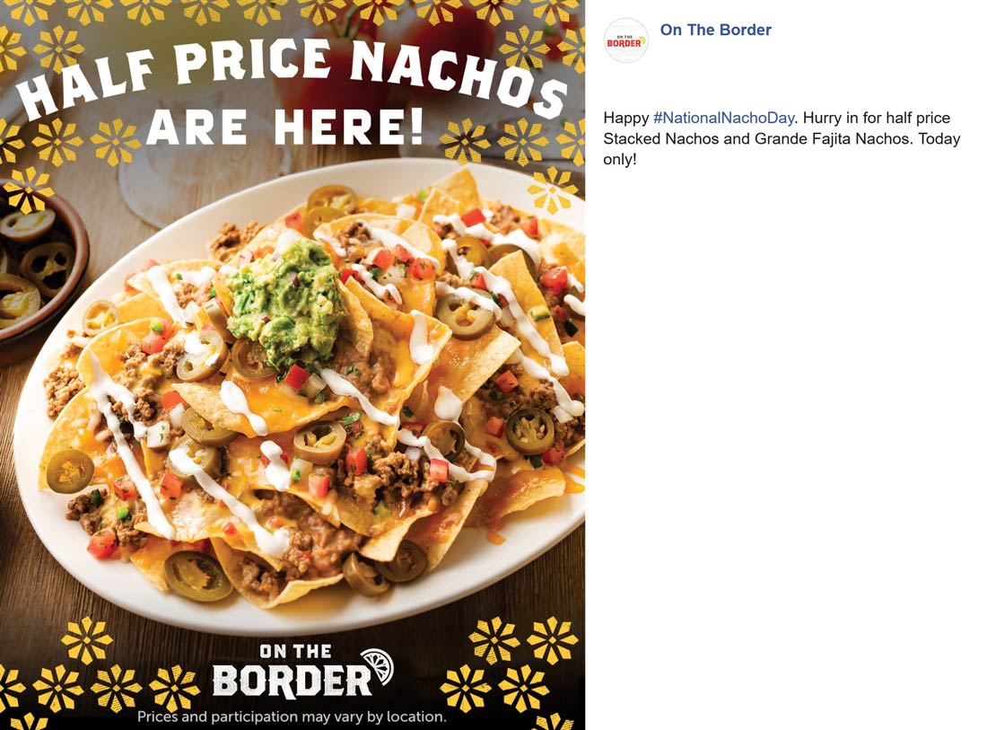 On The Border coupons & promo code for [September 2022]