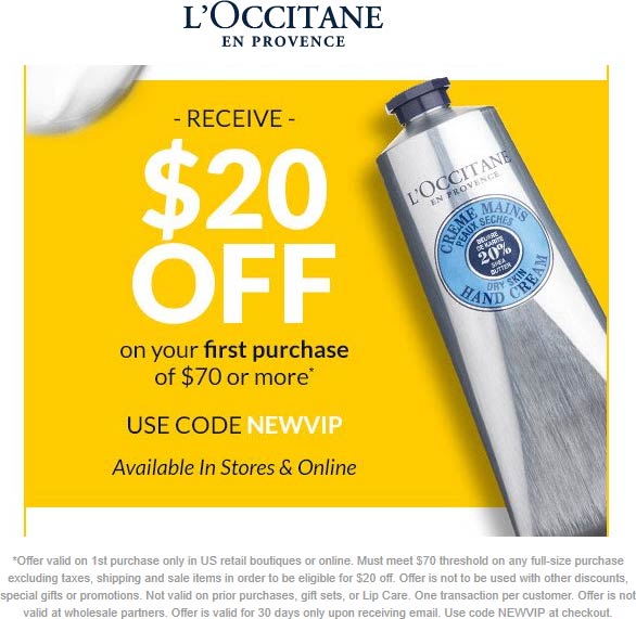 LOccitane coupons & promo code for [May 2022]