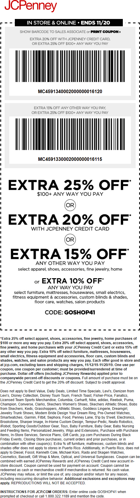 JCPenney coupons & promo code for [October 2022]