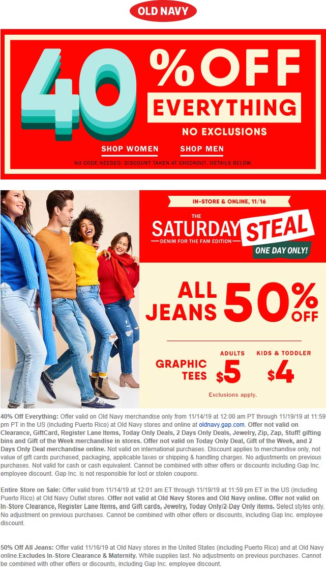 Old Navy coupons & promo code for [May 2022]