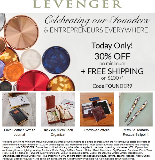 Levenger coupons & promo code for [October 2022]