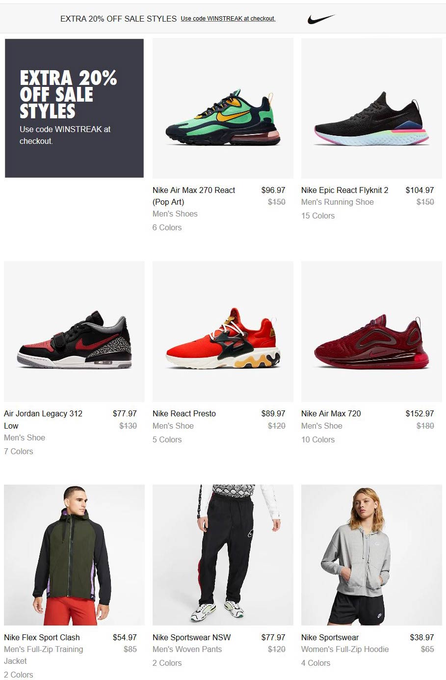 Nike coupons & promo code for [May 2022]
