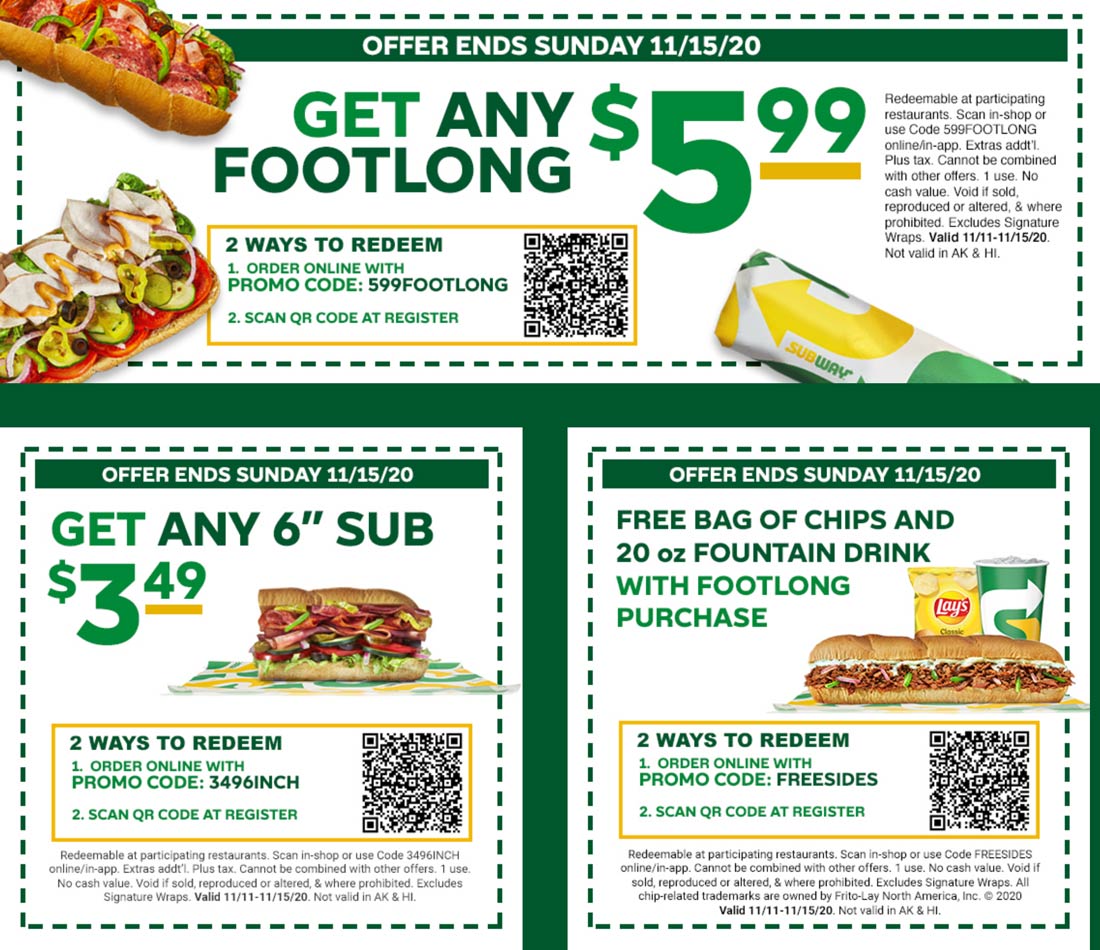 Printable Subway Coupons 2024 Blank Calendar 2024