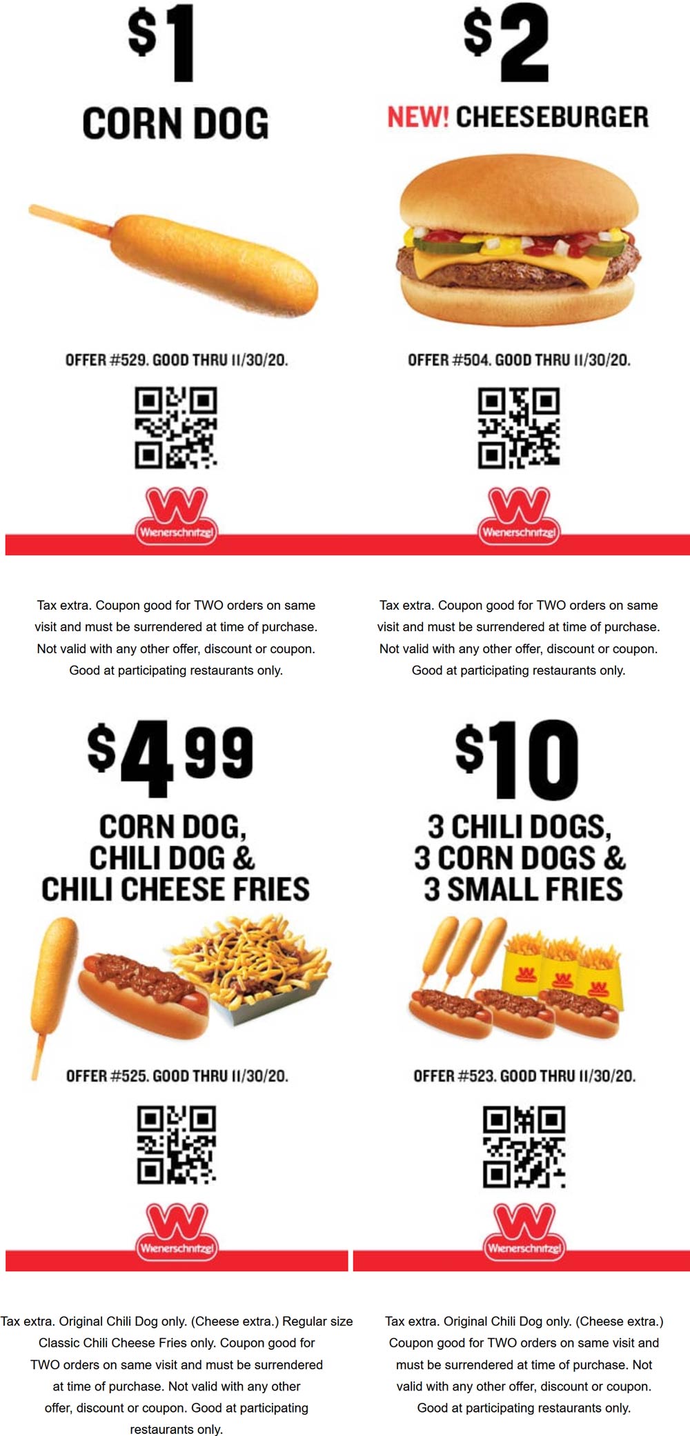 Wienerschnitzel January 2021 Coupons and Promo Codes 🛒