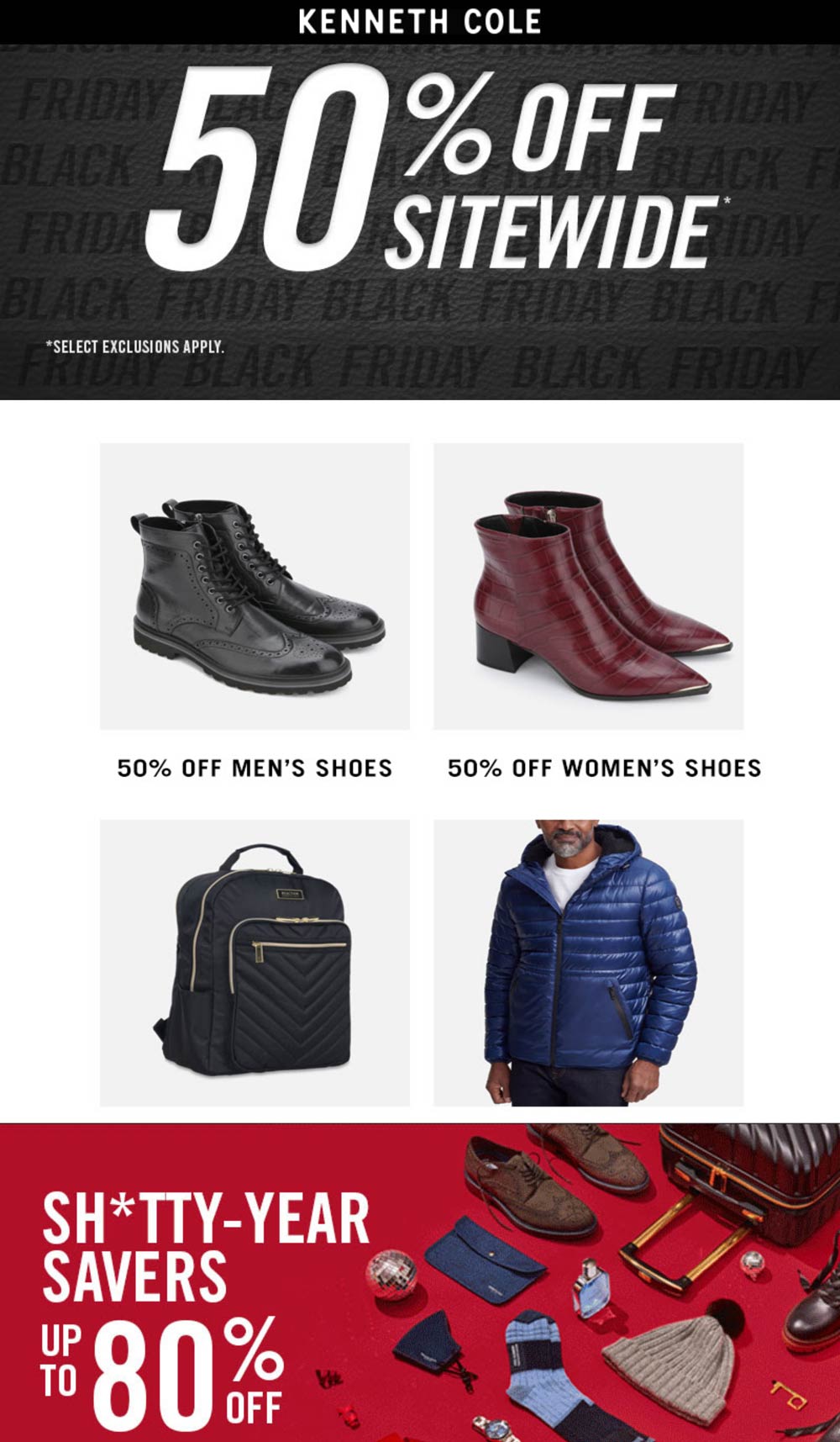 Kenneth Cole stores Coupon  50% off everything today at Kenneth Cole #kennethcole 