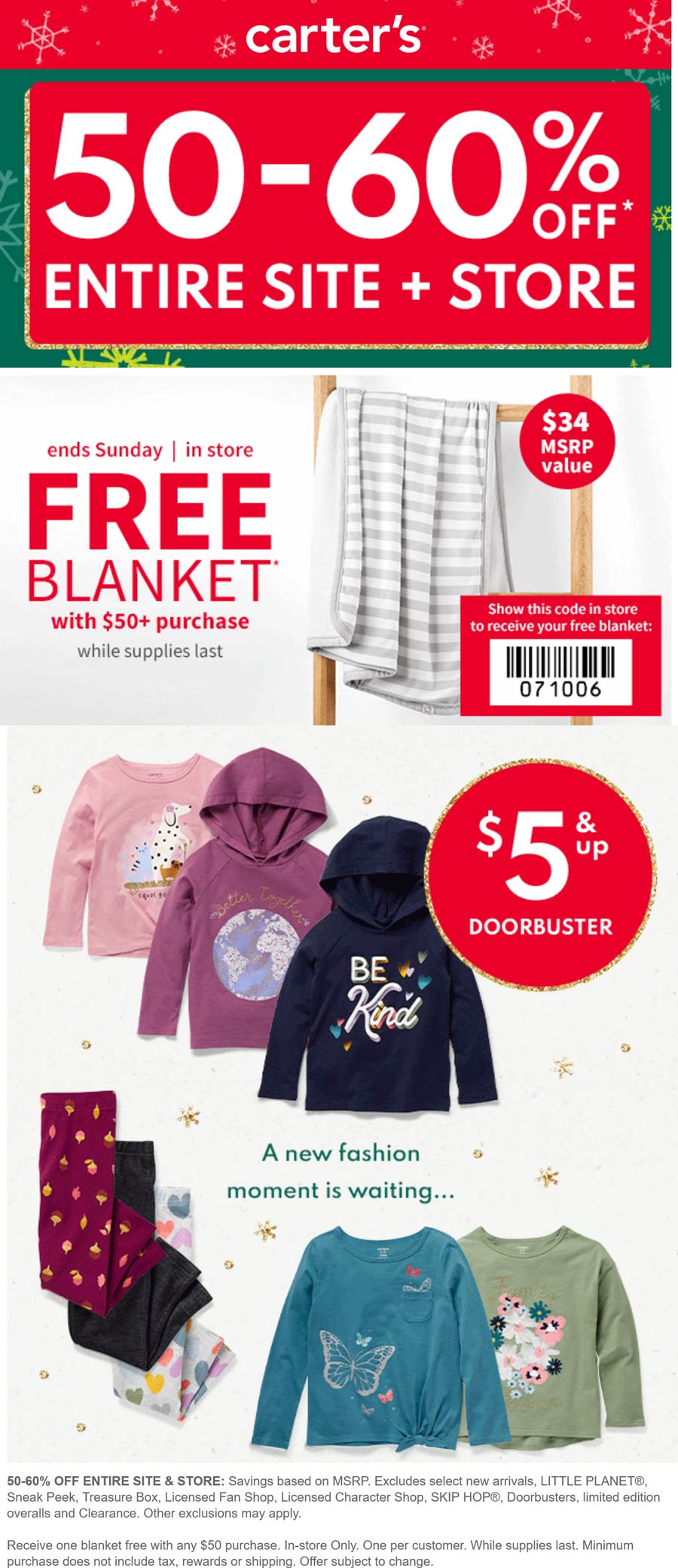 Carters coupons & promo code for [December 2022]