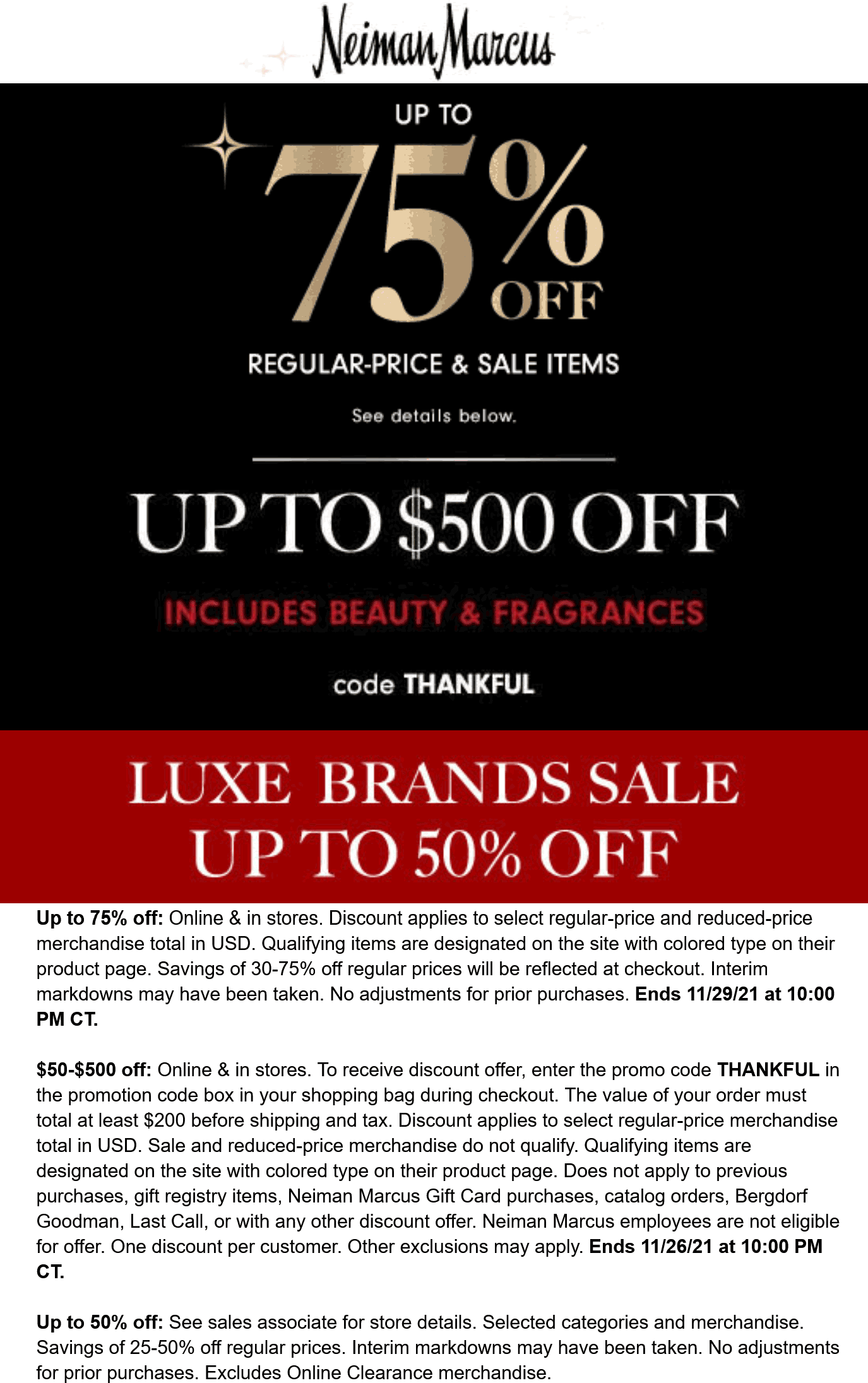 October 2022 50 500 Off 200 More At Neiman Marcus Or Online October 2022 50 500 Off 200 More At Neiman Marcus Or Online
