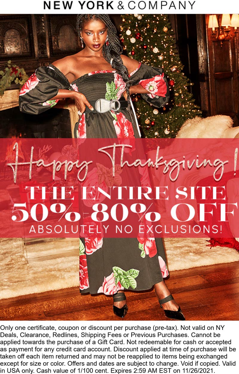 New York & Company stores Coupon  50-80% off everything at New York & Company #newyorkcompany 