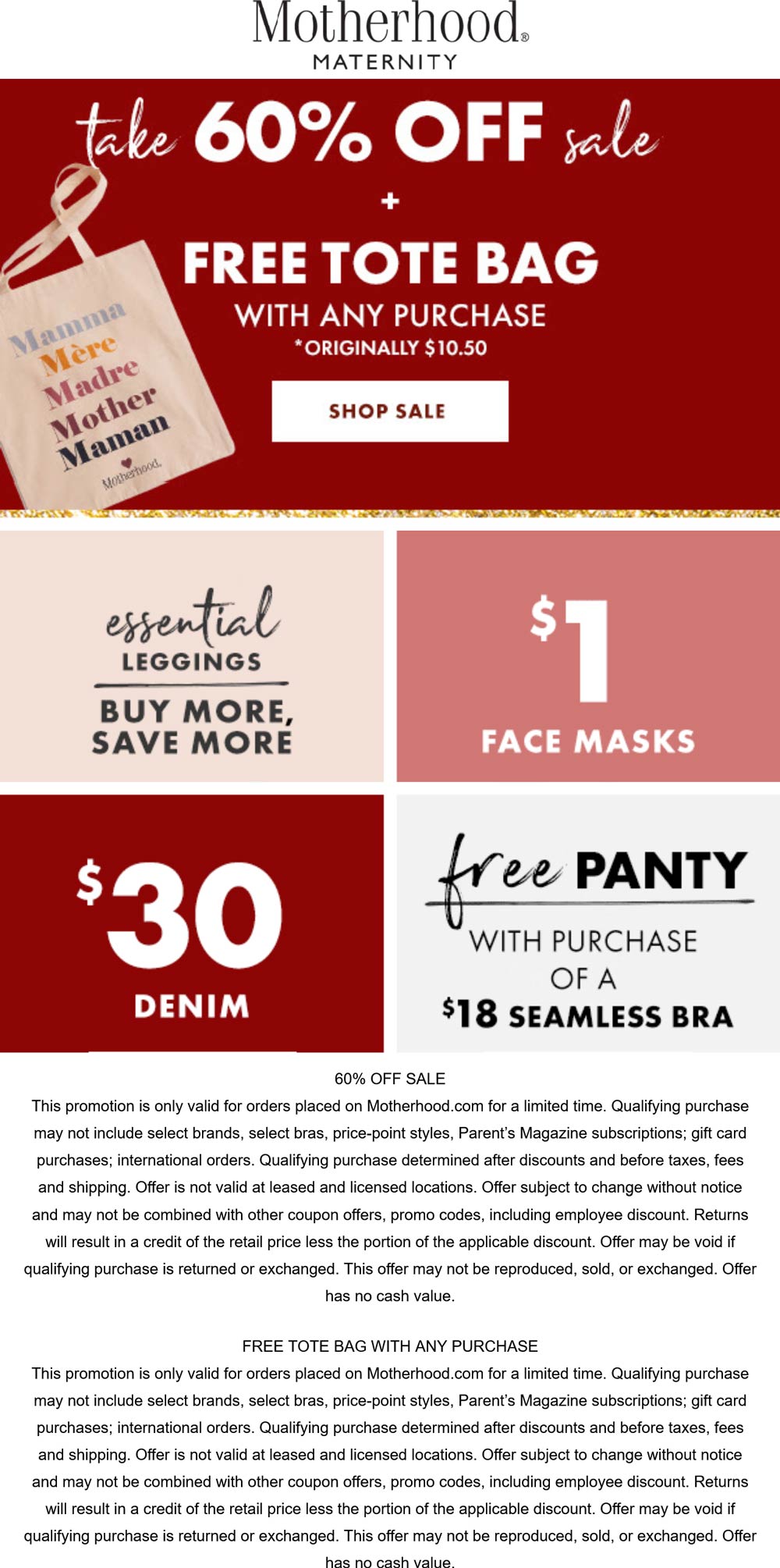 Motherhood Maternity coupons & promo code for [July 2024]