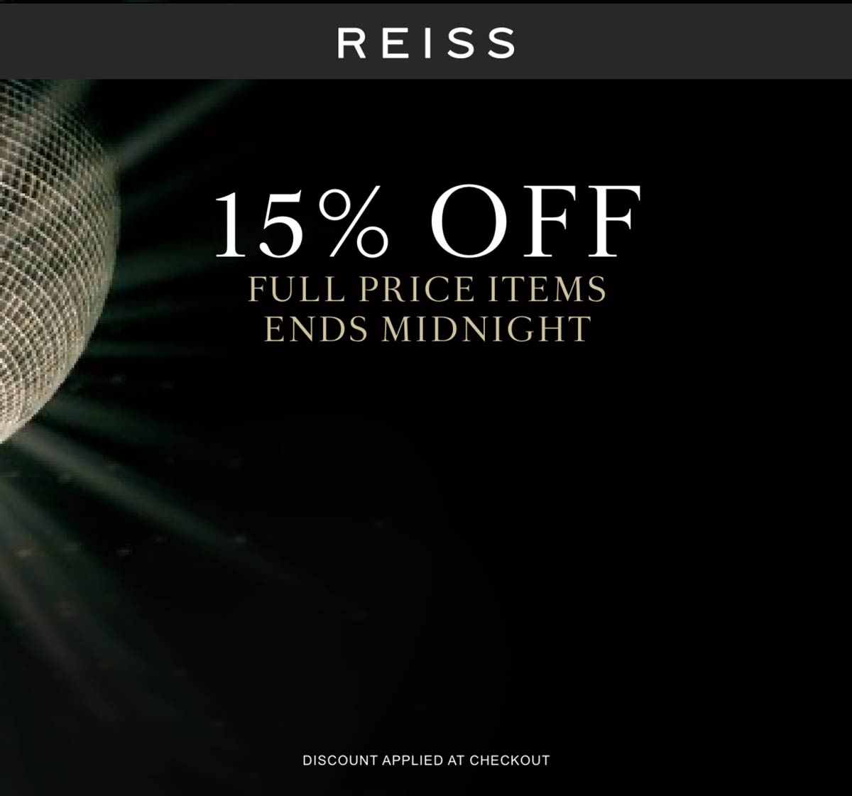 Reiss stores Coupon  15% off online today at Reiss #reiss 