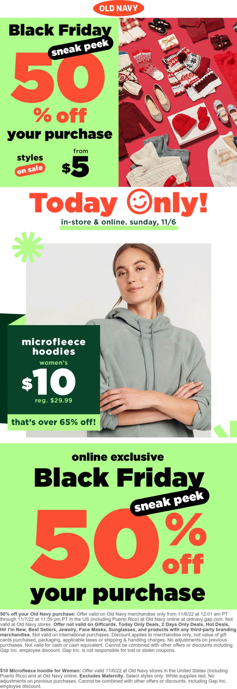 Old Navy stores Coupon  50% off online at Old Navy #oldnavy 
