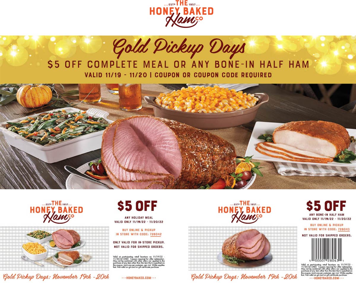 HoneyBaked coupons & promo code for July 2025