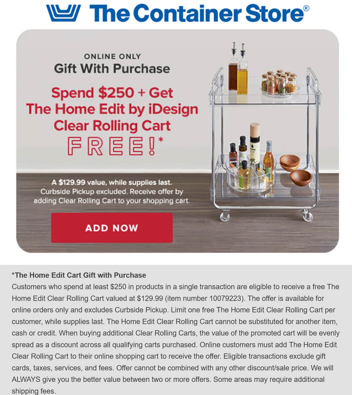 The Container Store coupons & promo code for [November 2022]
