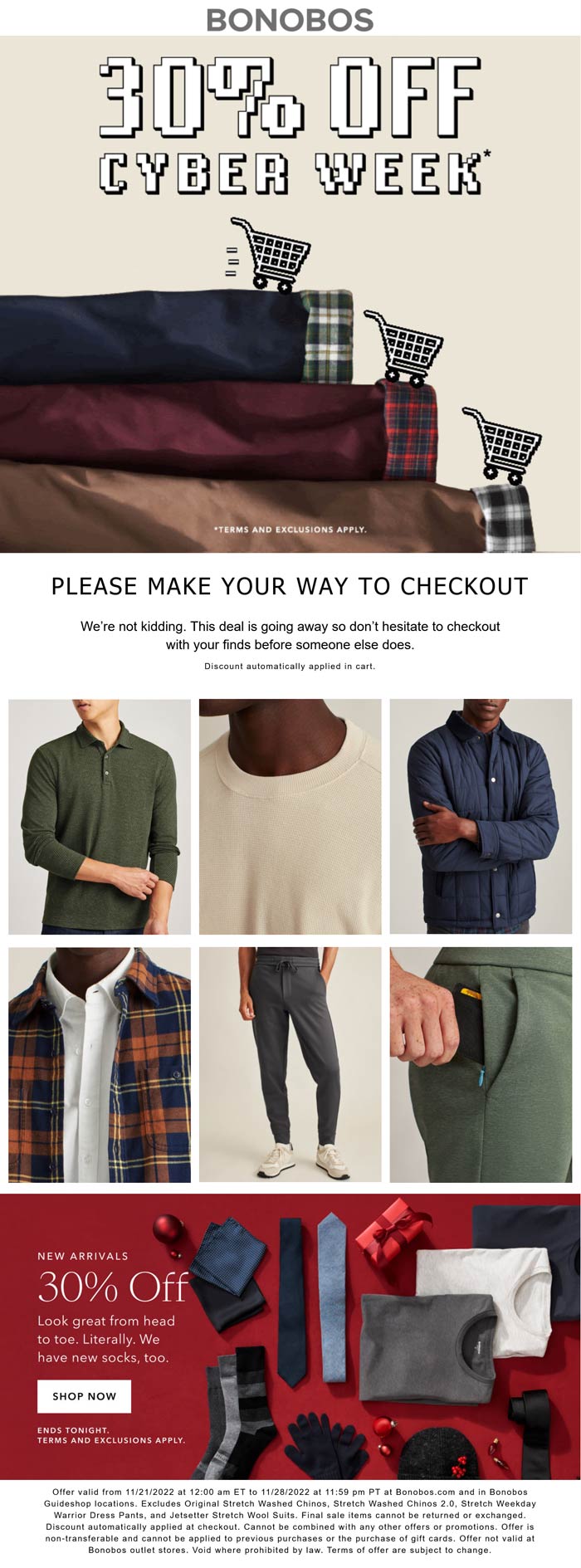 Bonobos coupons & promo code for [January 2023]
