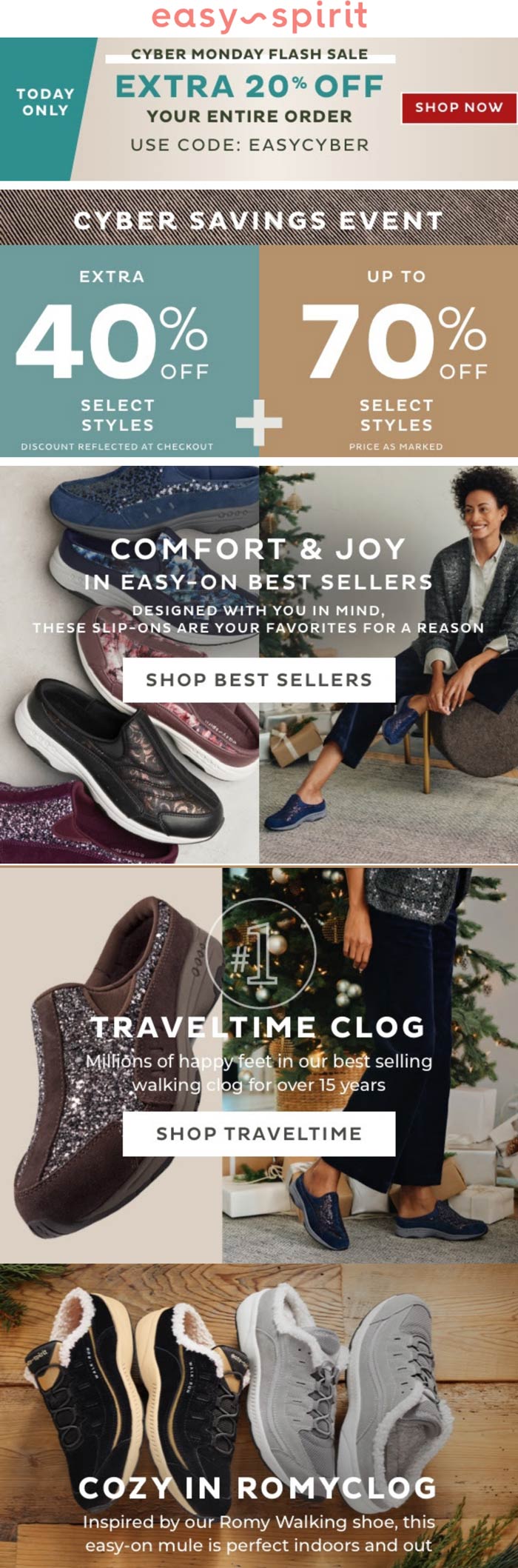 Easy Spirit coupons & promo code for July 2025
