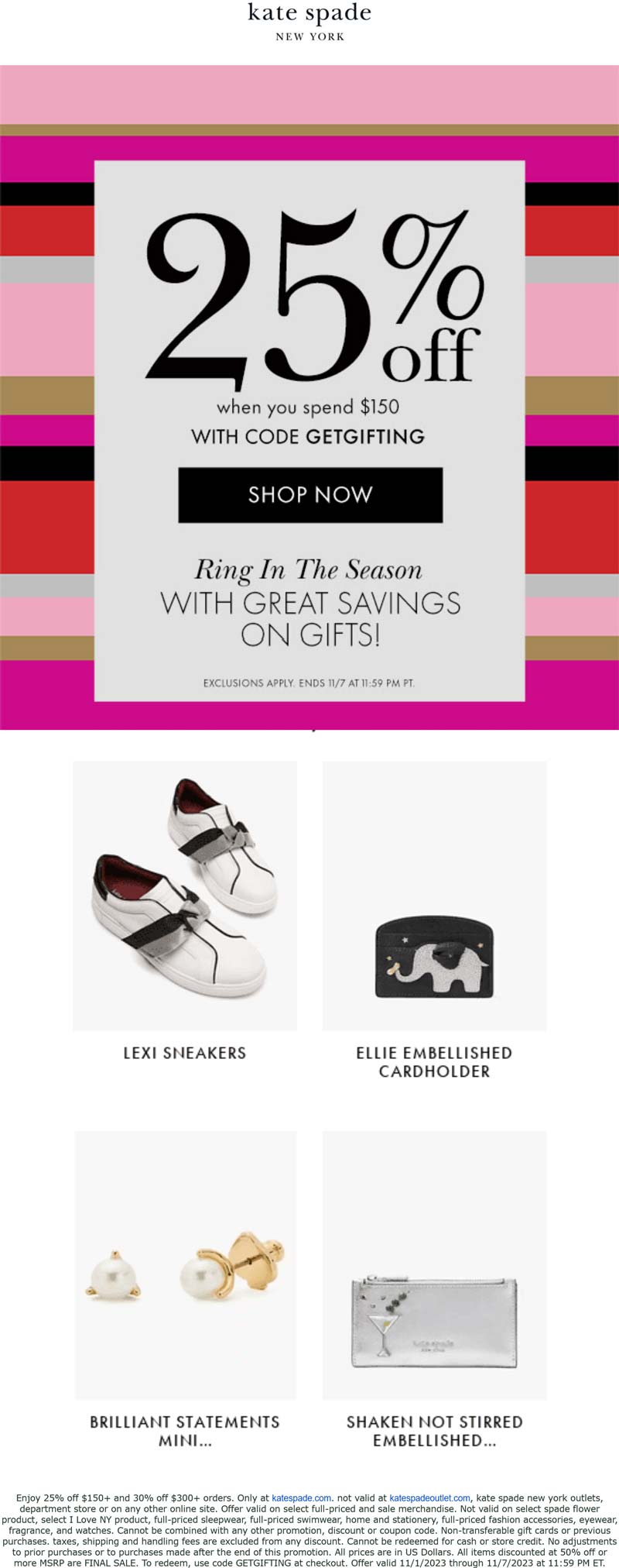 Kate Spade March 2024 Coupons and Promo Codes 🛒