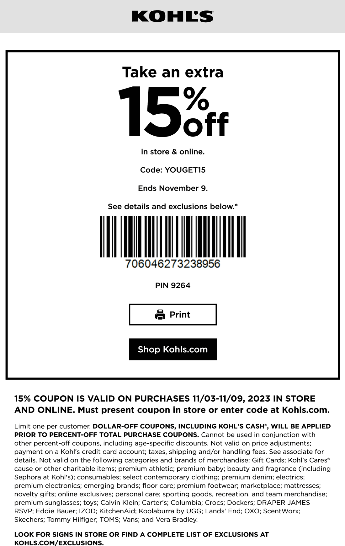 Kohls Coupon July 2024 Pdf Ayn Sadella