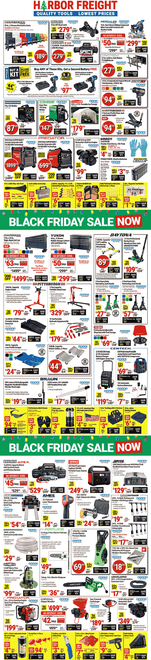 Various deals at Harbor Freight Tools #harborfreight