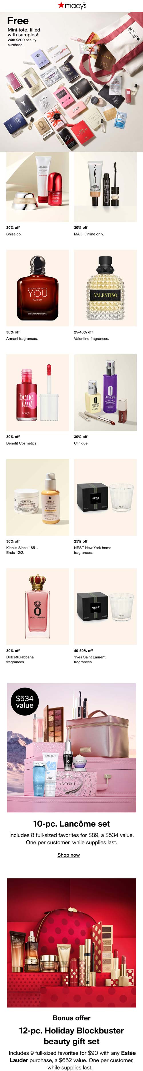 Macys coupons & promo code for December 2025