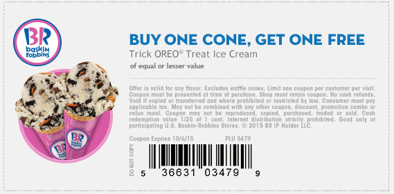 Baskin Robbins coupons & promo code for [May 2024]