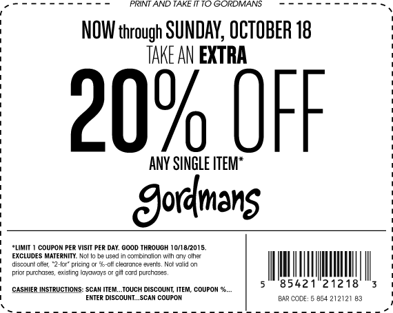 Gordmans June 2020 Coupons and Promo Codes 🛒
