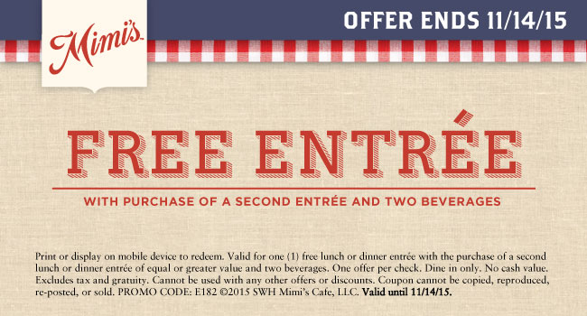 Mimis Cafe coupons & promo code for [May 2024]