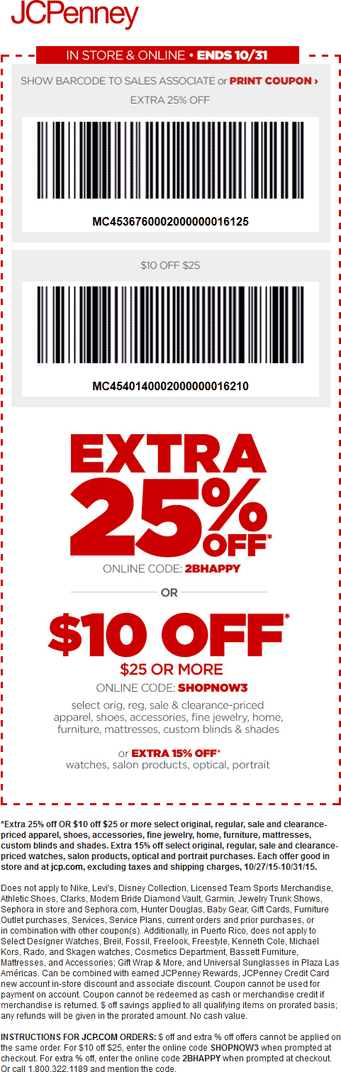 jcpenney coupon 10 off 10