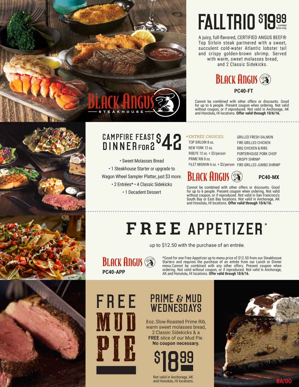 Black Angus Coupon March 2024 Free appetizer with your entree & more at Black Angus steakhouse