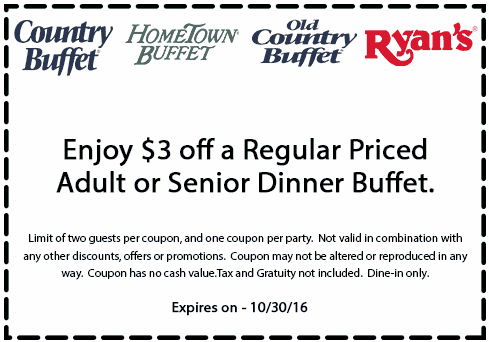Hometown Buffet coupons & promo code for [May 2024]