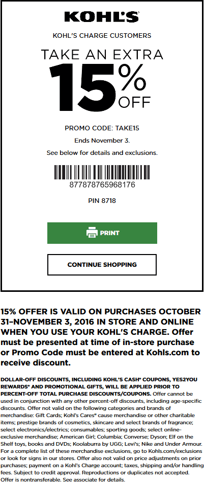 Kohls coupons & promo code for [May 2024]