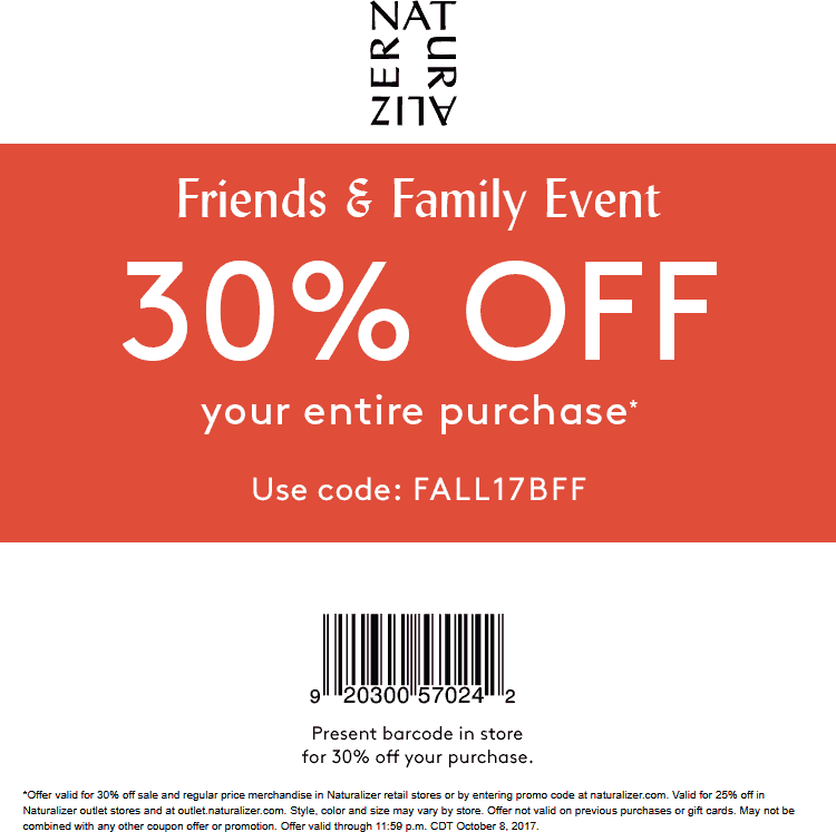 naturalizer outlet coupon