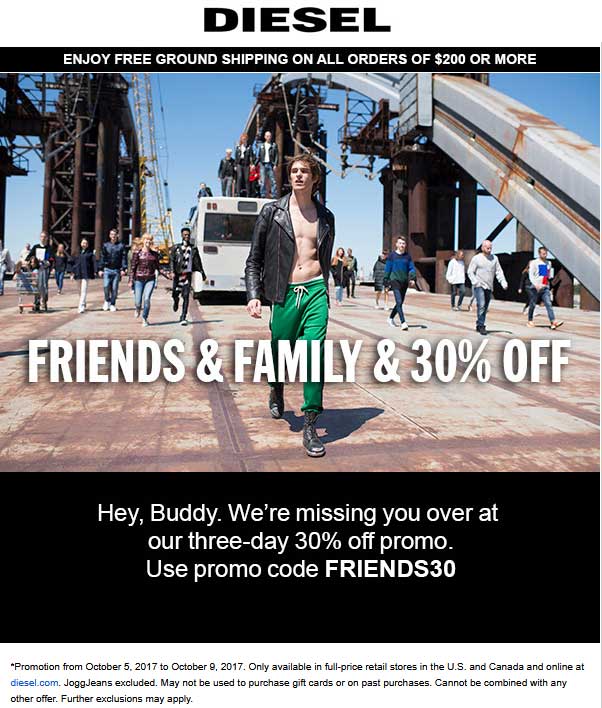 Diesel coupons & promo code for [April 2024]