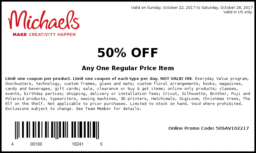 Michaels coupons & promo code for [May 2024]