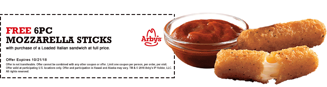 Arbys coupons & promo code for [March 2024]