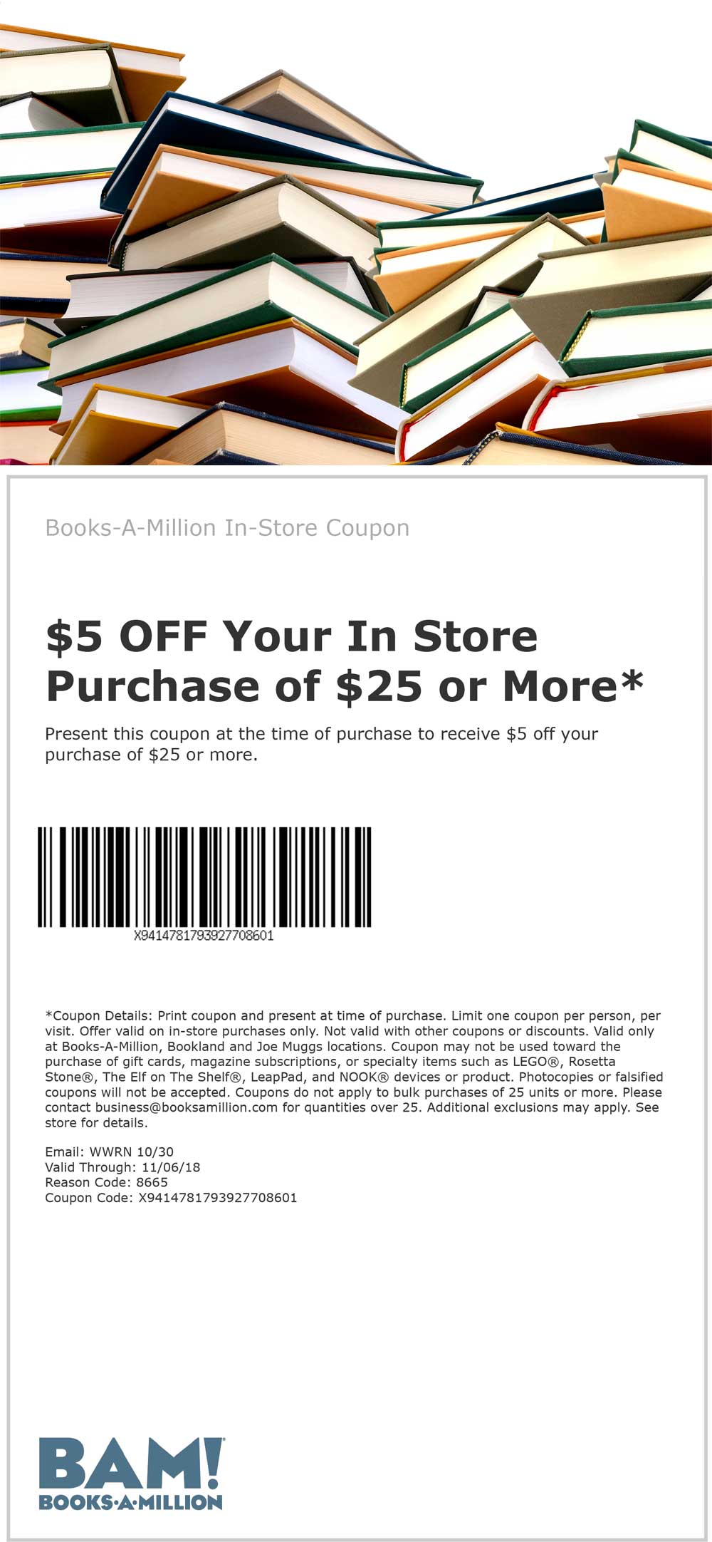 Books-A-Million coupons & promo code for [March 2024]