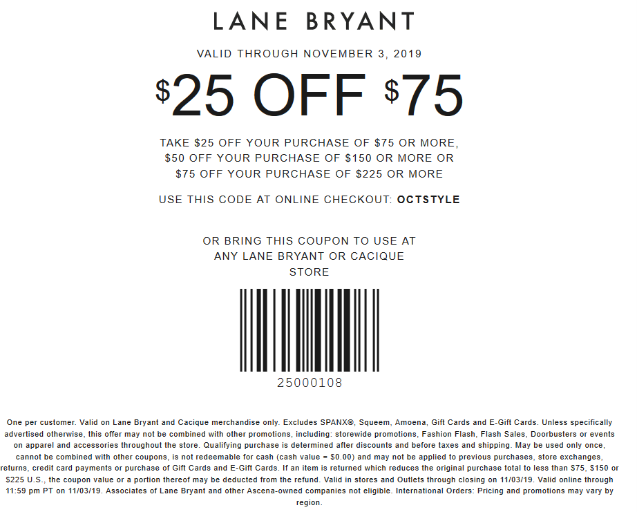 Lane Bryant coupons & promo code for [September 2022]