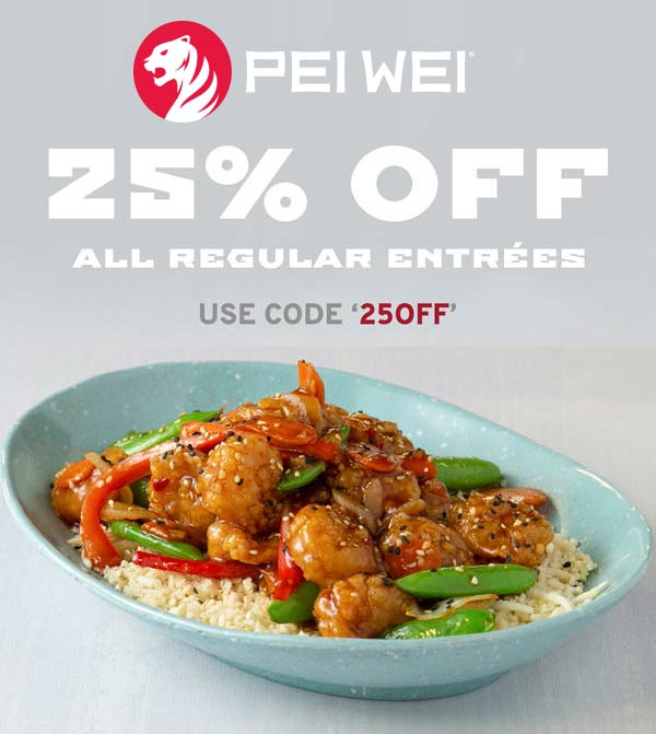 Pei Wei coupons & promo code for [May 2022]