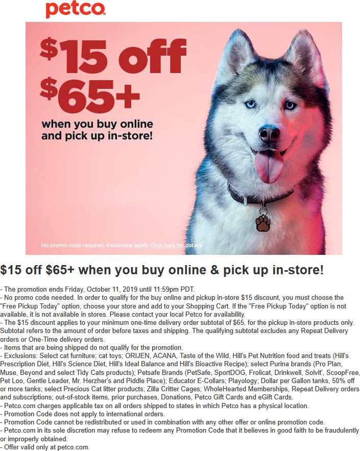 Petco coupons & promo code for [September 2022]