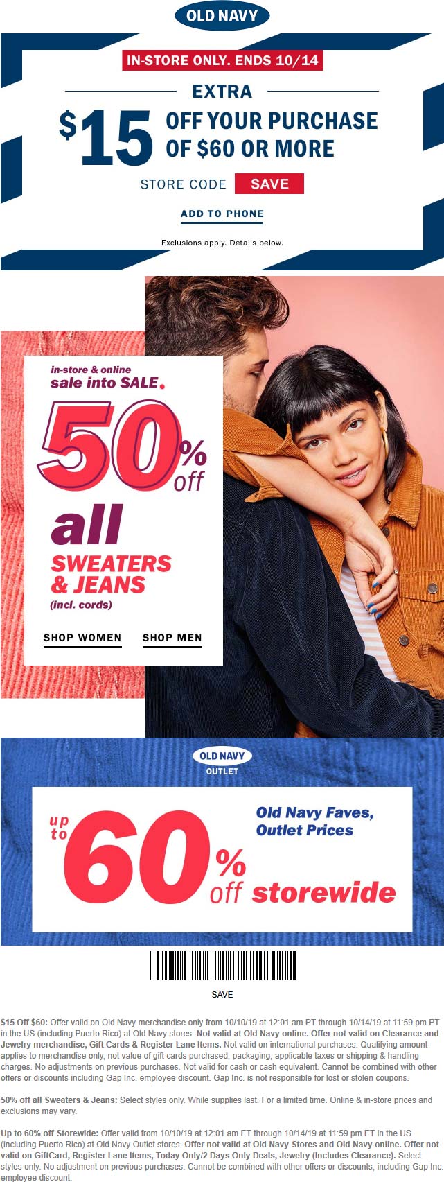 Old Navy Coupon Code May 2024 Jaine