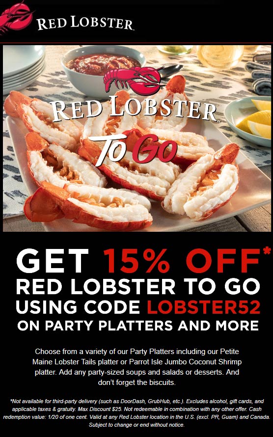 Red Lobster coupons & promo code for [October 2022]