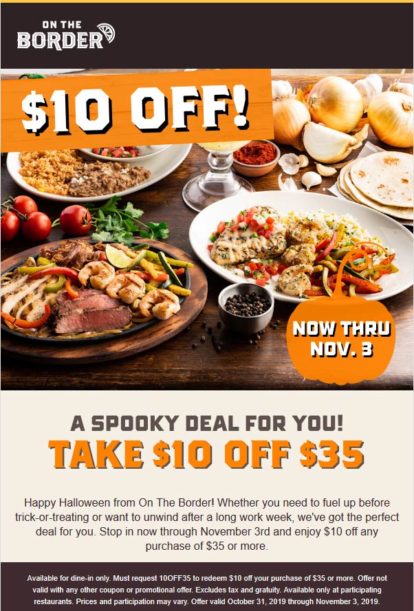 On The Border coupons & promo code for [September 2022]