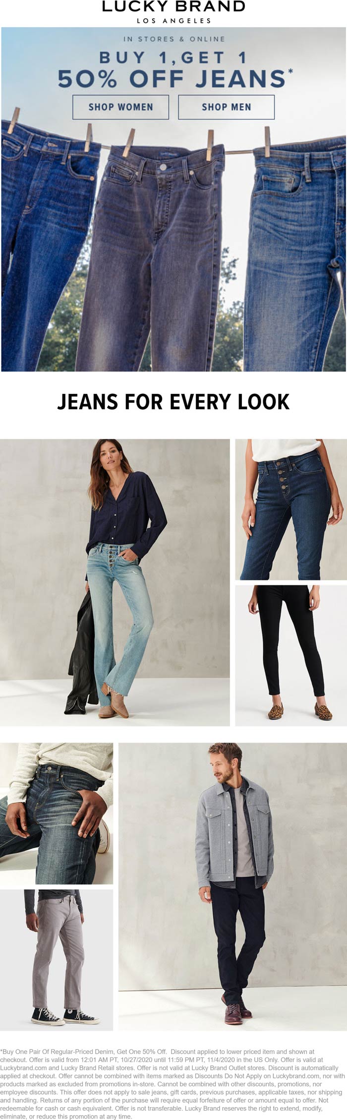 Second Pair Jeans 50 Off At Lucky Brand Ditto Online luckybrand 