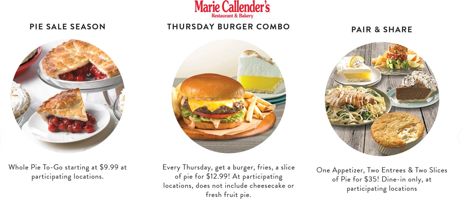 Marie Callendars coupons & promo code for [February 2024]