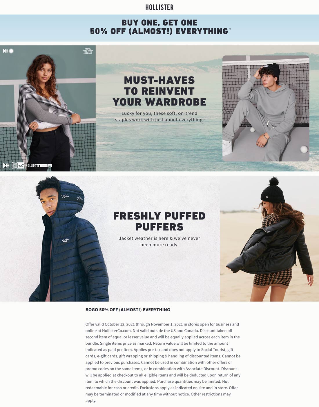 Hollister coupons & promo code for [March 2024]