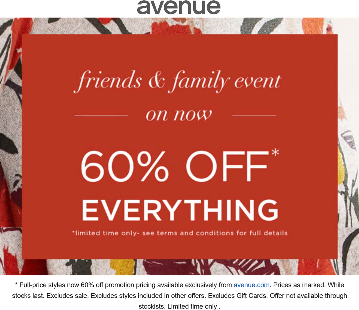 Avenue coupons & promo code for [December 2022]